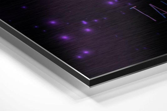 Taurus Brushed Aluminium Dibond Wall Art