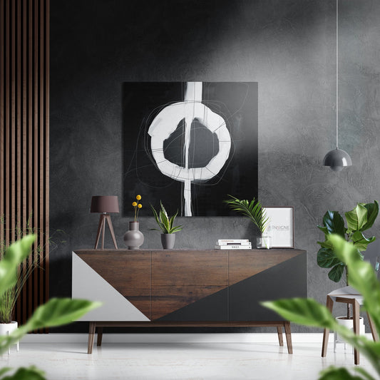 The Hole Brushed Aluminium Dibond Wall Art