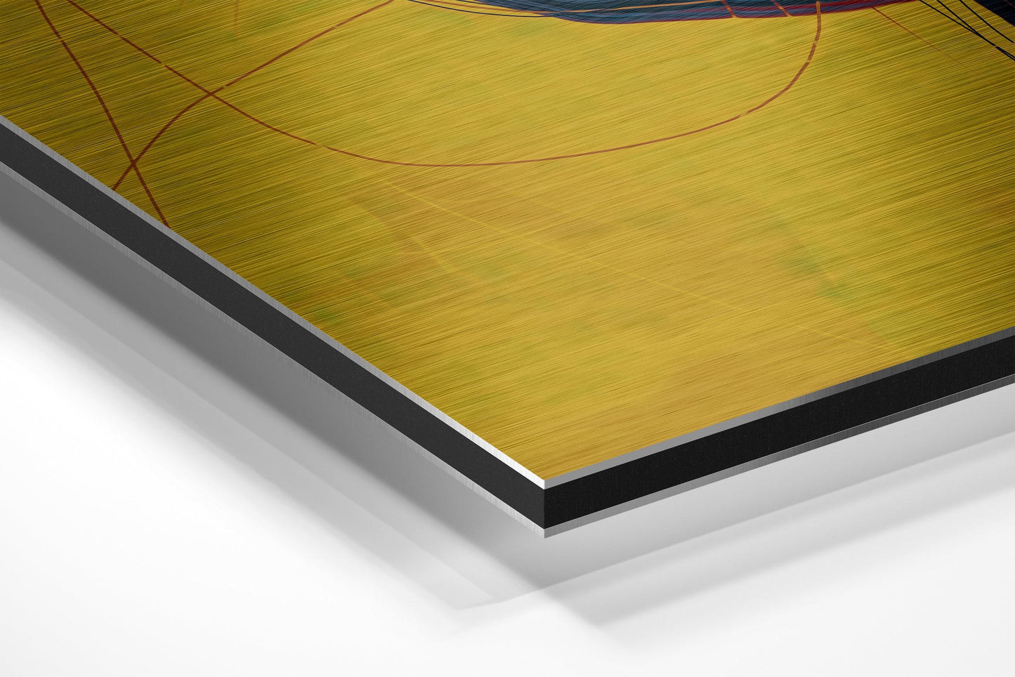The Hole Brushed Aluminium Dibond Wall Art