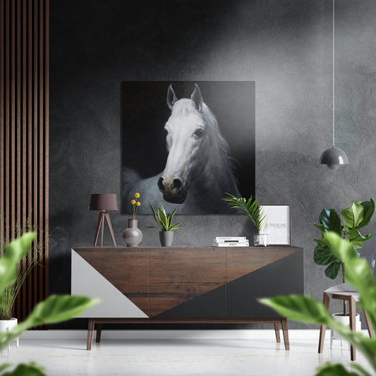 Horse Brushed Aluminium Dibond Wall Art