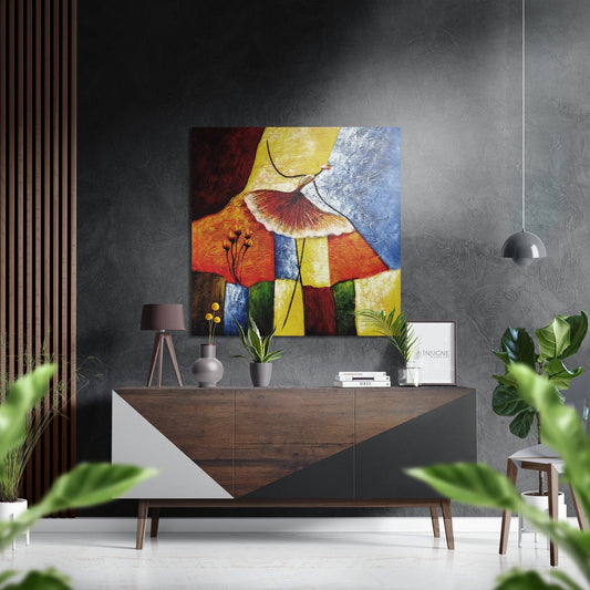 Ballerina Brushed Aluminium Dibond Wall Art