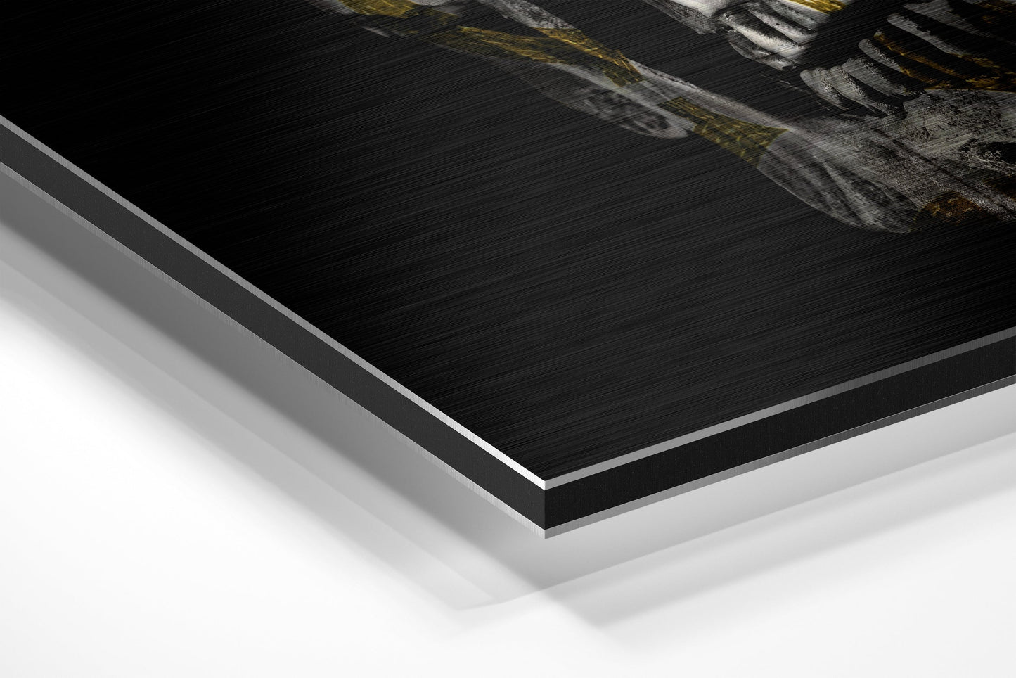 Skull Brushed Aluminium Dibond Wall Art