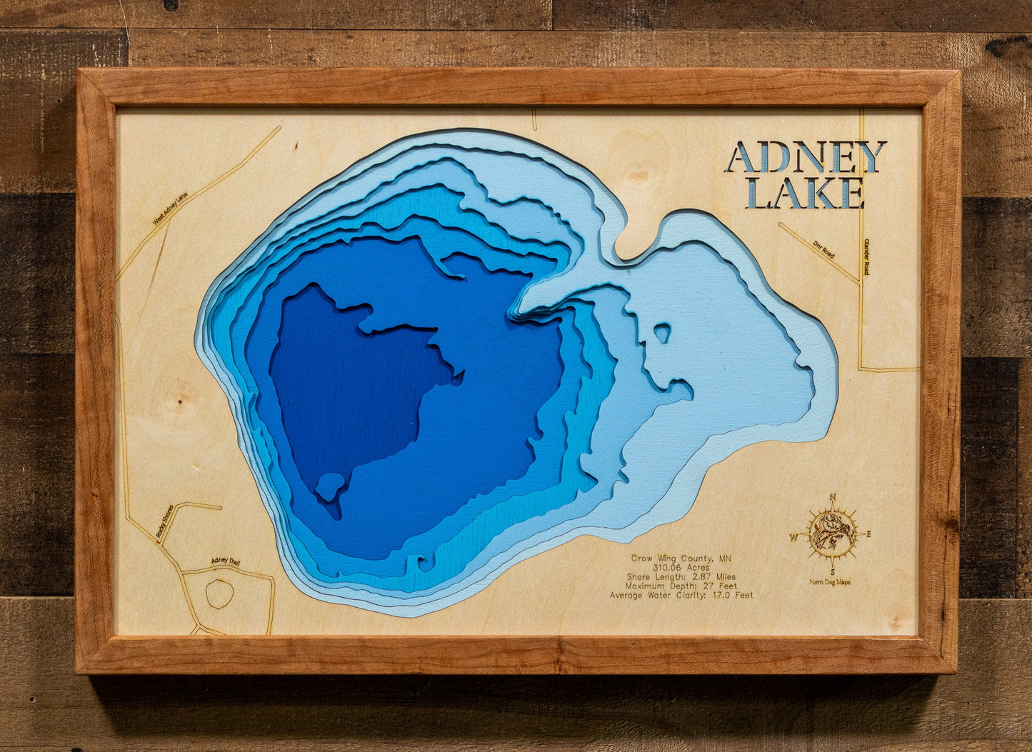 Adney Lake in Crow Wing County, Minnesota