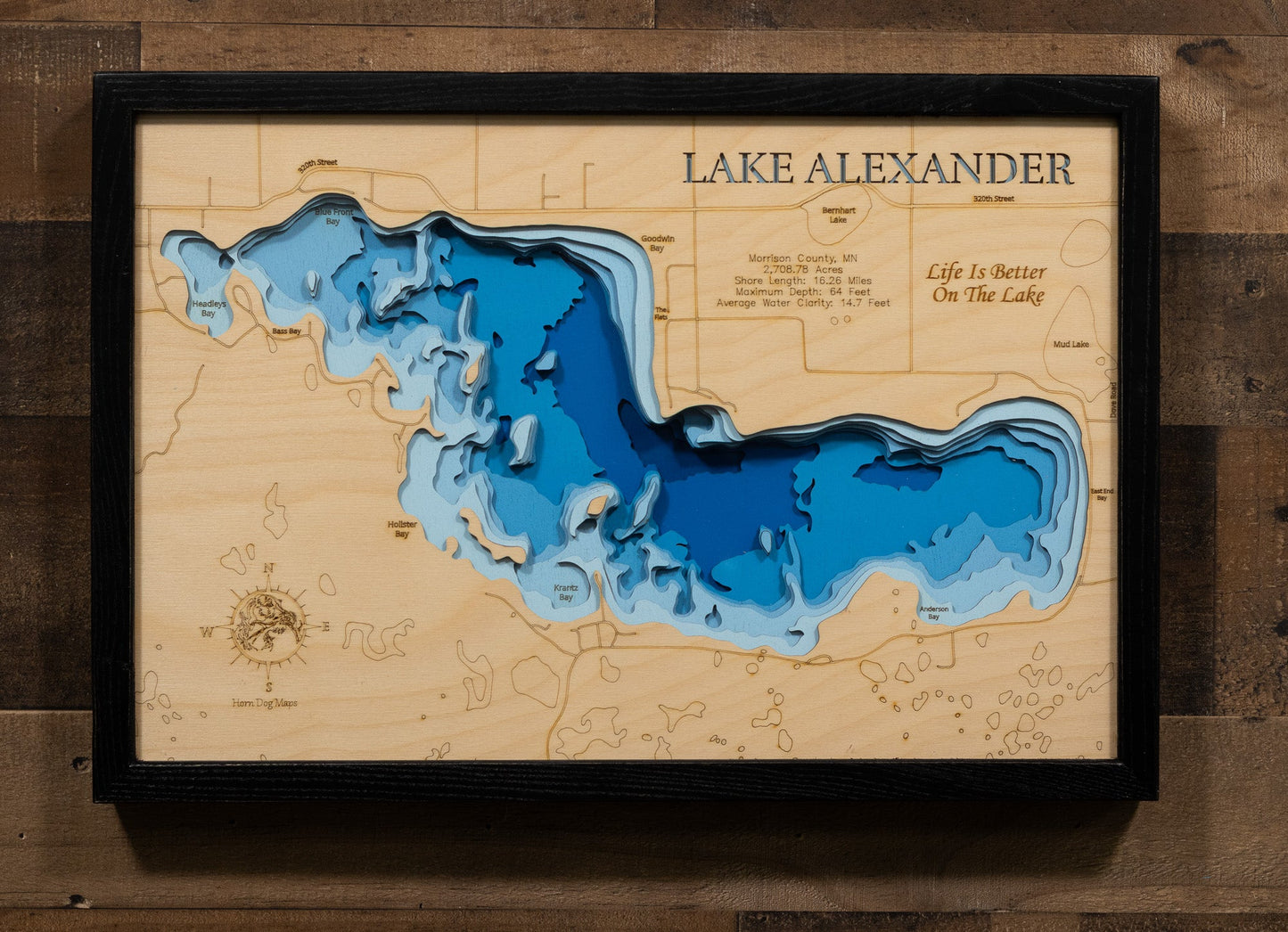 Lake Alexander in Morrison County, Minnesota