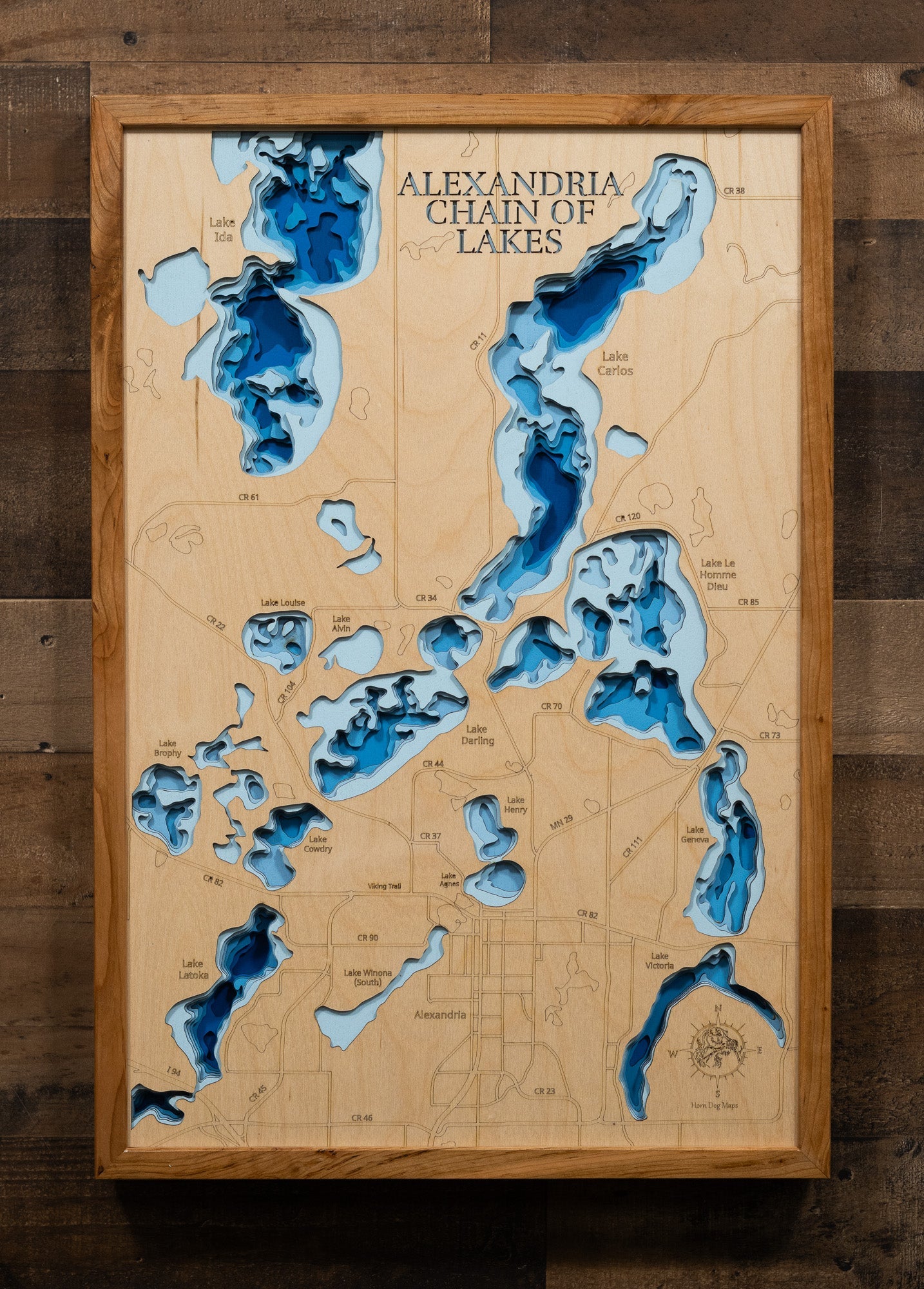 Alexandria Chain of Lakes in Douglas County, Minnesota