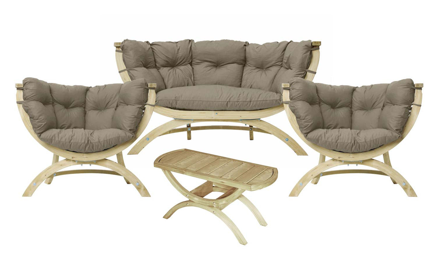 Amazonas Garden Lounge 4 Pcs. Set Siena