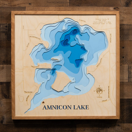 Amnicon Lake in Douglas County, Wisconsin