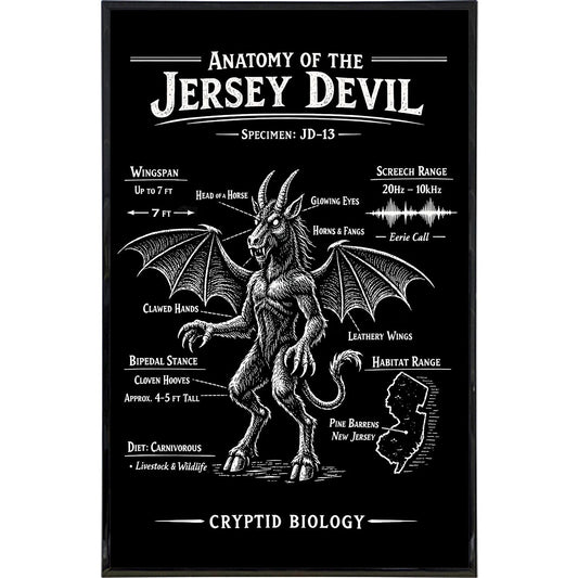 Anatomy of the Jersey Devil Print