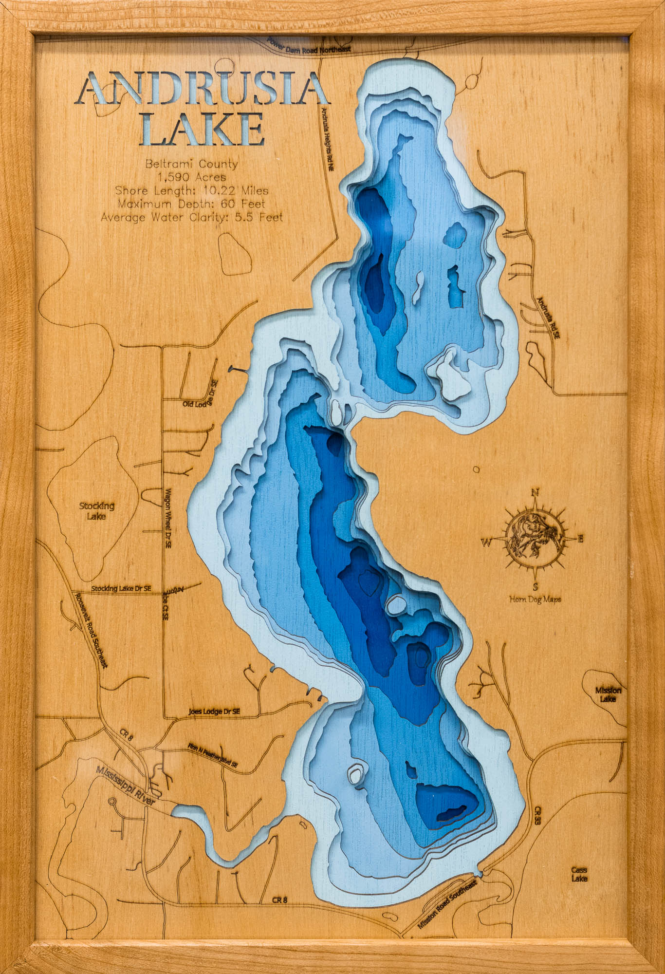 Lake Andrusia in Beltrami County, Minnesota