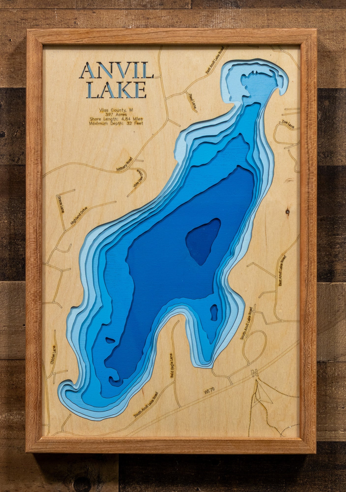 Anvil Lake in Vilas County, Wisconsin
