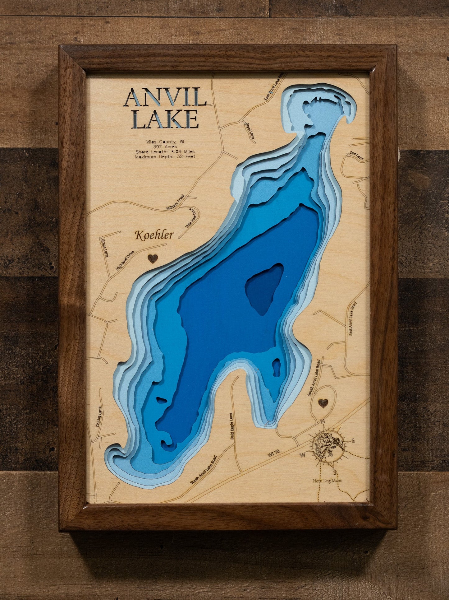 Anvil Lake in Vilas County, Wisconsin