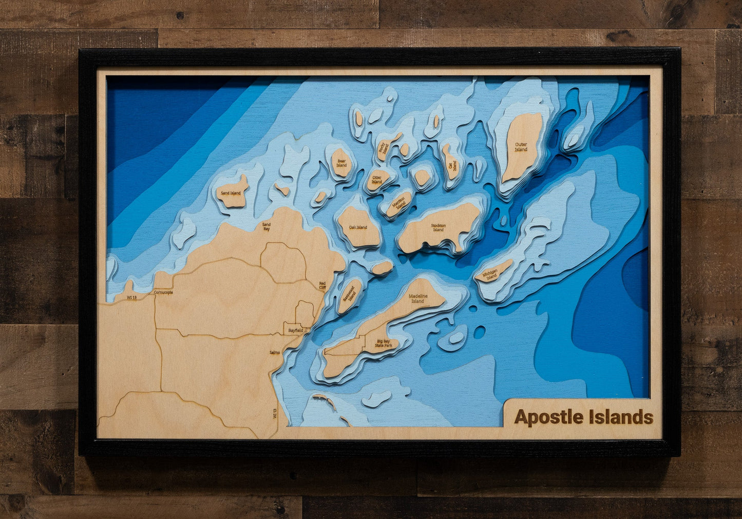 Apostle Islands and Chequamegon Bay on Lake Superior