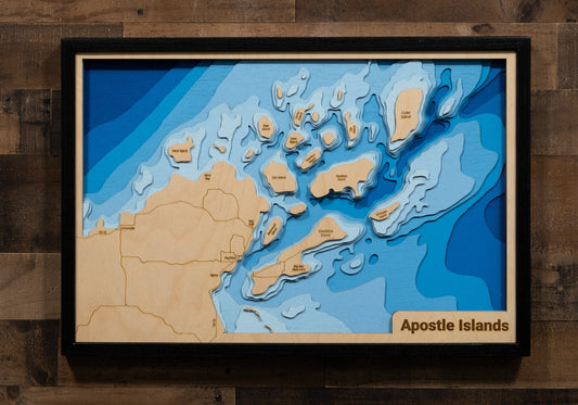 Apostle Islands and Chequamegon Bay on Lake Superior