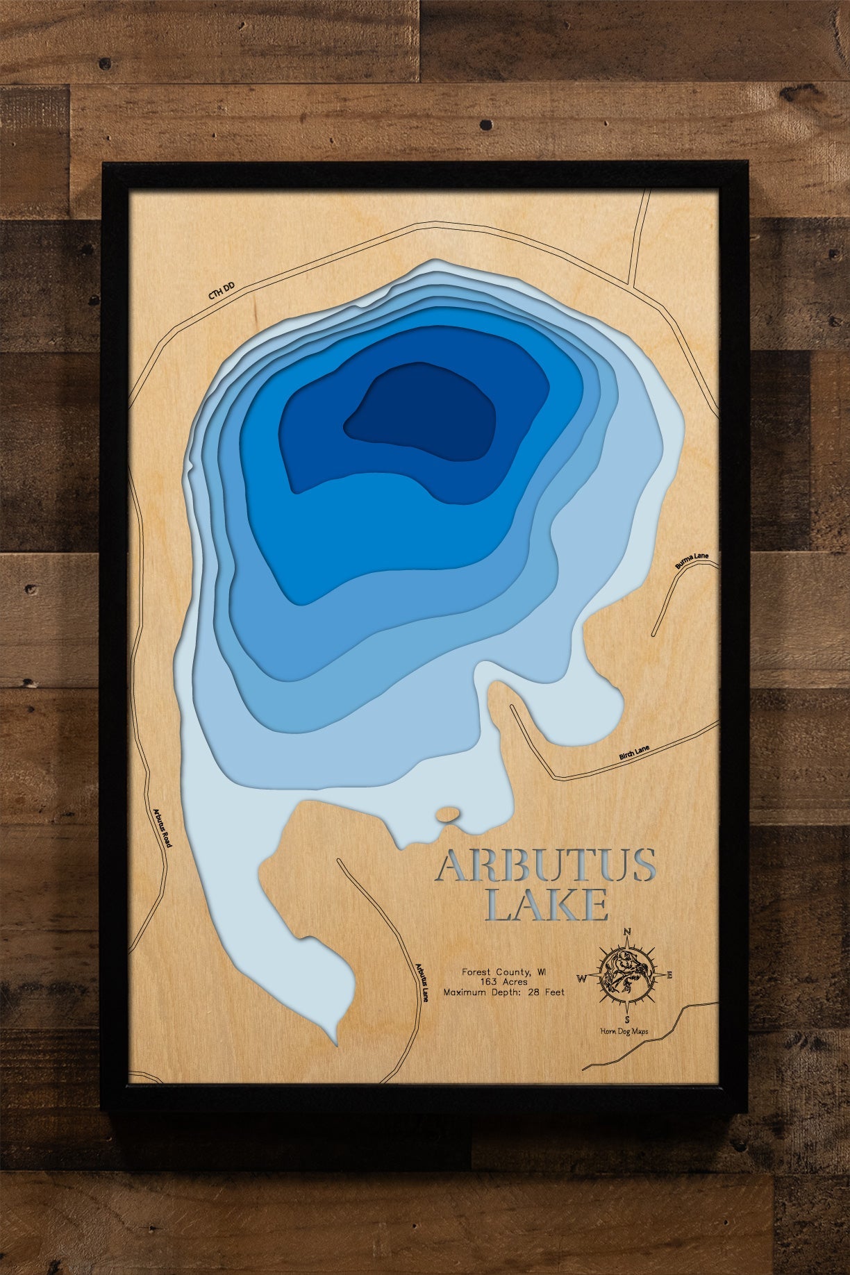 Arbutus Lake in Forest County, Wisconsin