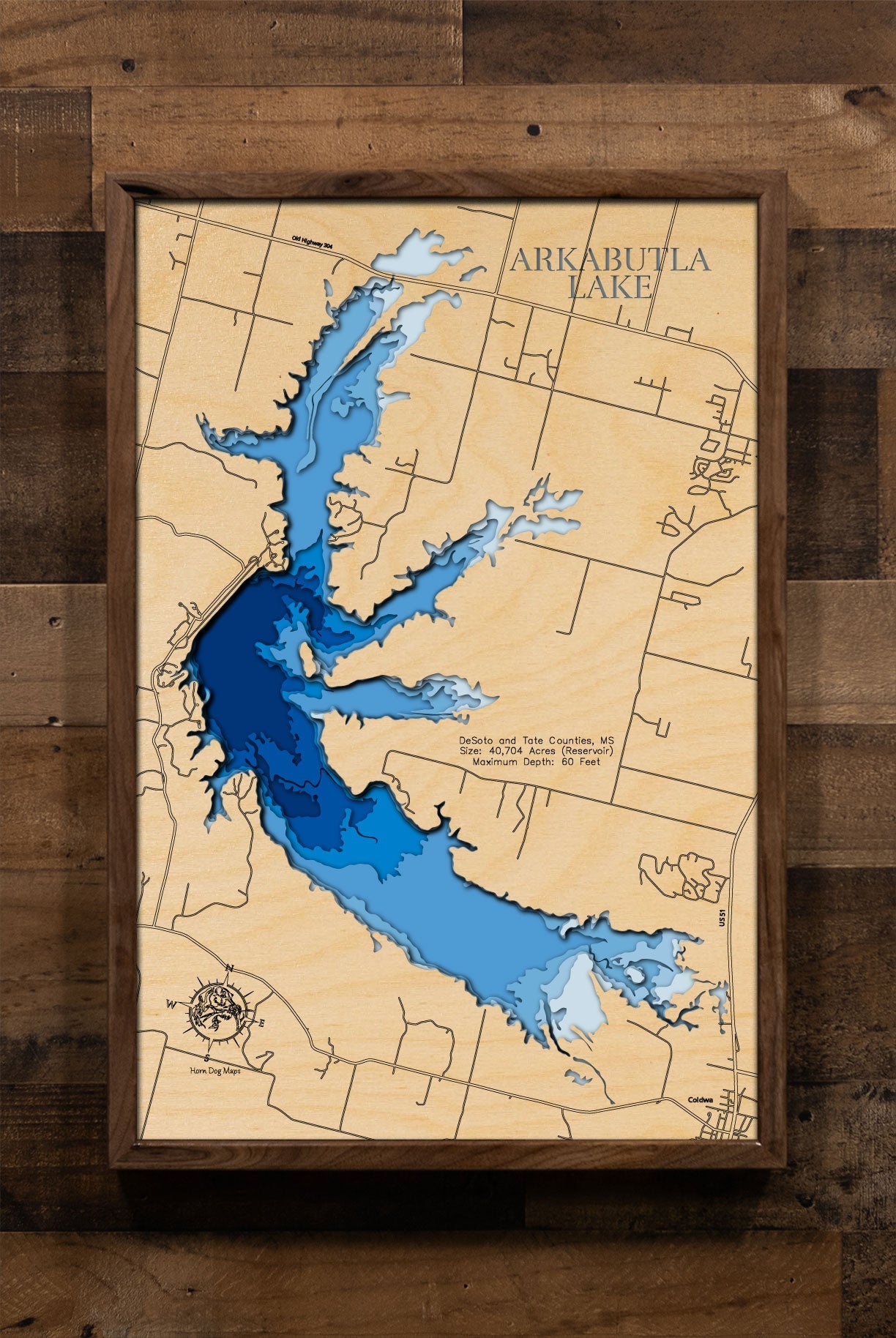 Arkabutla Lake in DeSoto and Tate Counties, Mississippi