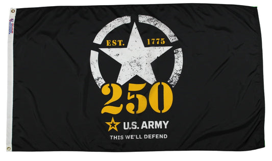 Army 250th Anniversary Flag 3'x5' - Official | Made in USA