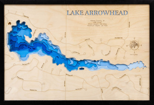 Lake Arrowhead in Adams County, Wisconsin
