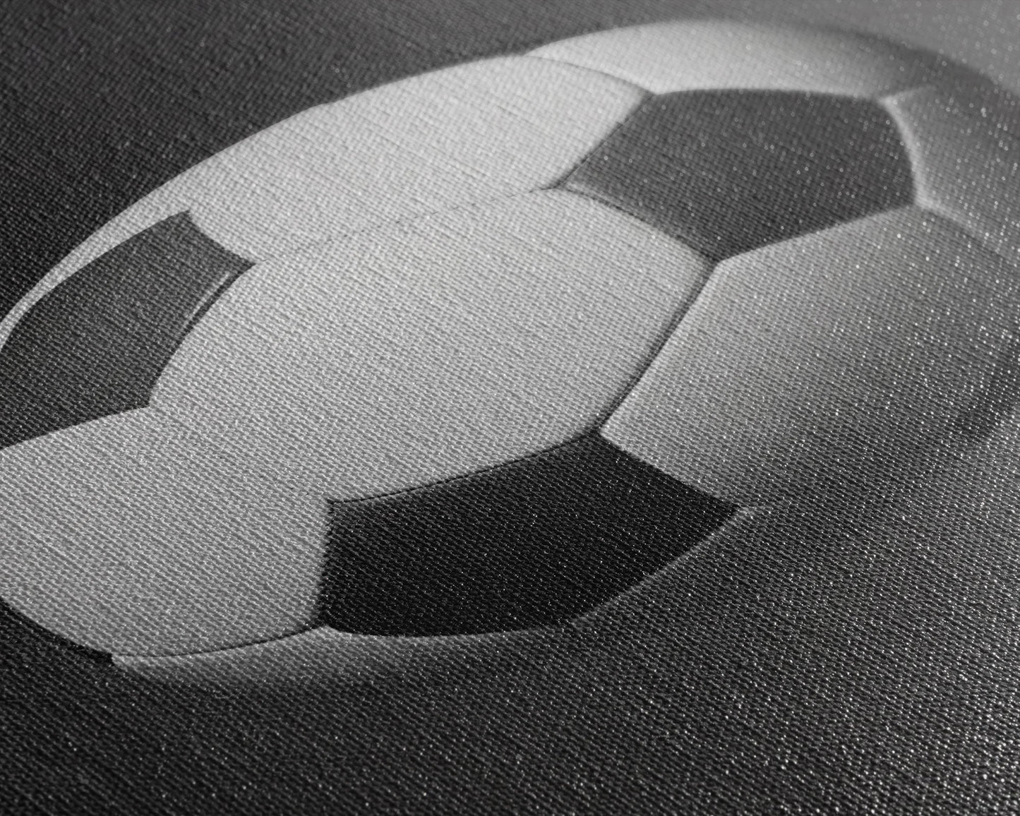 Soccer Ball Wall Art, Sports Wall Decor, Black And White Art, Minimalist Print, Wall Decor, Canvas Art, Wall Art, Framed Canvas Wall Art