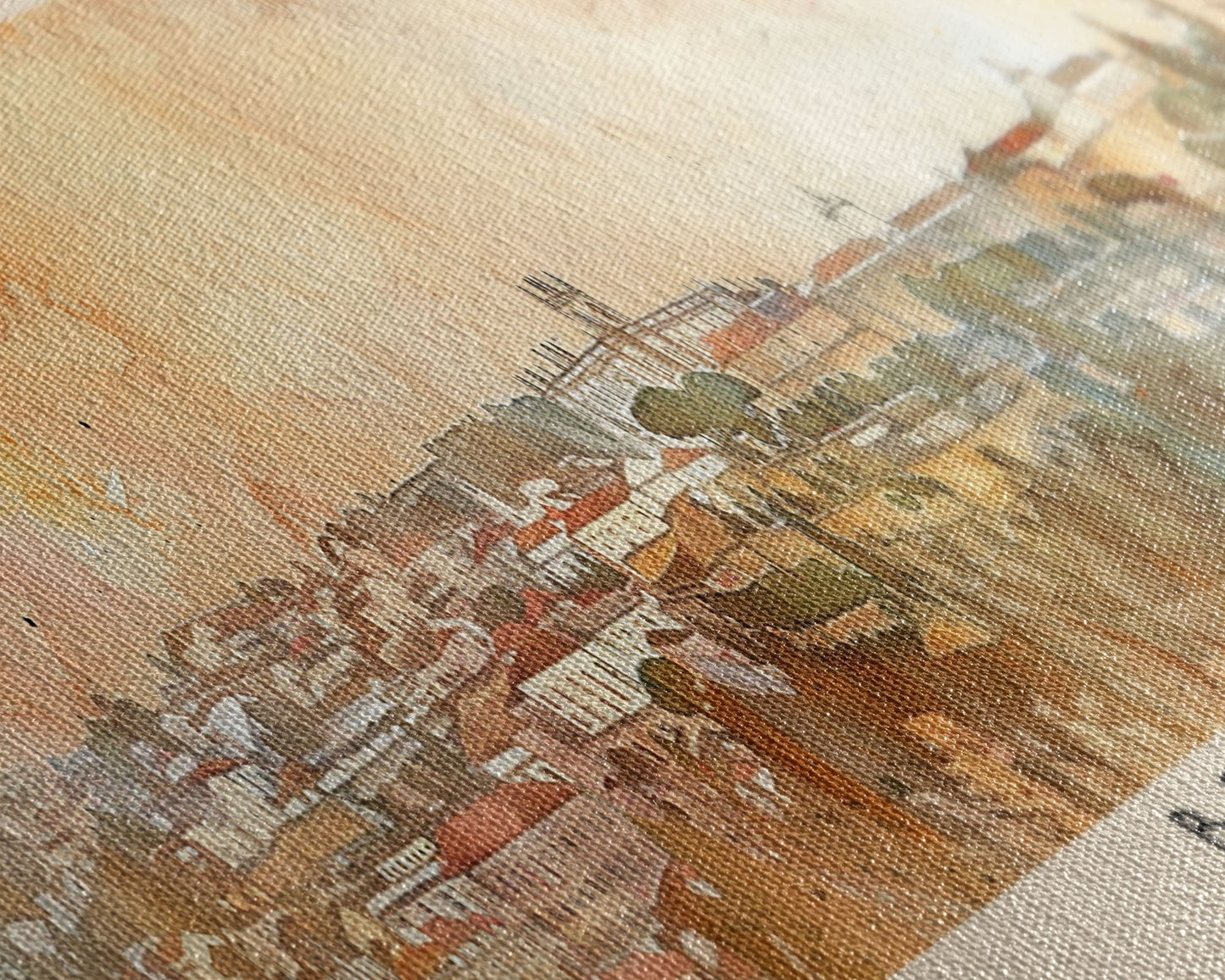 Braga Portugal Travel Art, City Art, Framed Canvas Print or Metal Wall Art, Europe Travel Poster, Panoramic Wall Art, Extra Wide Wall Art