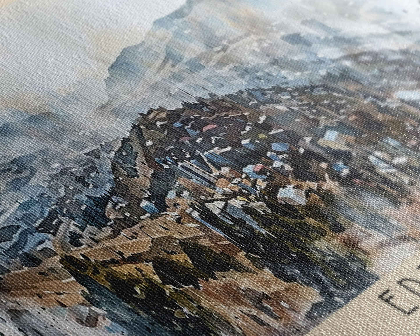 Erzurum Turkey Travel Print Wall Art, Panoramic City Art, Travel Art, Wall Decor, Vacation Gift, Framed Canvas Print Or Metal Art