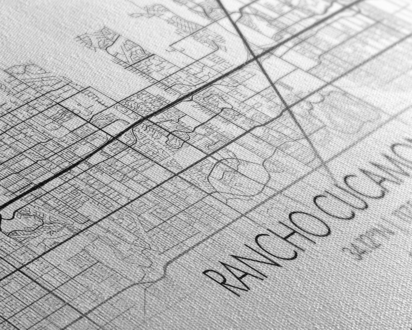 Rancho Cucamonga City Map, California Art, Map Print, Minimalist Wall Art, Wall Art, Canvas Art, Wall Hanging, Wedding Gift, Family Wall Art