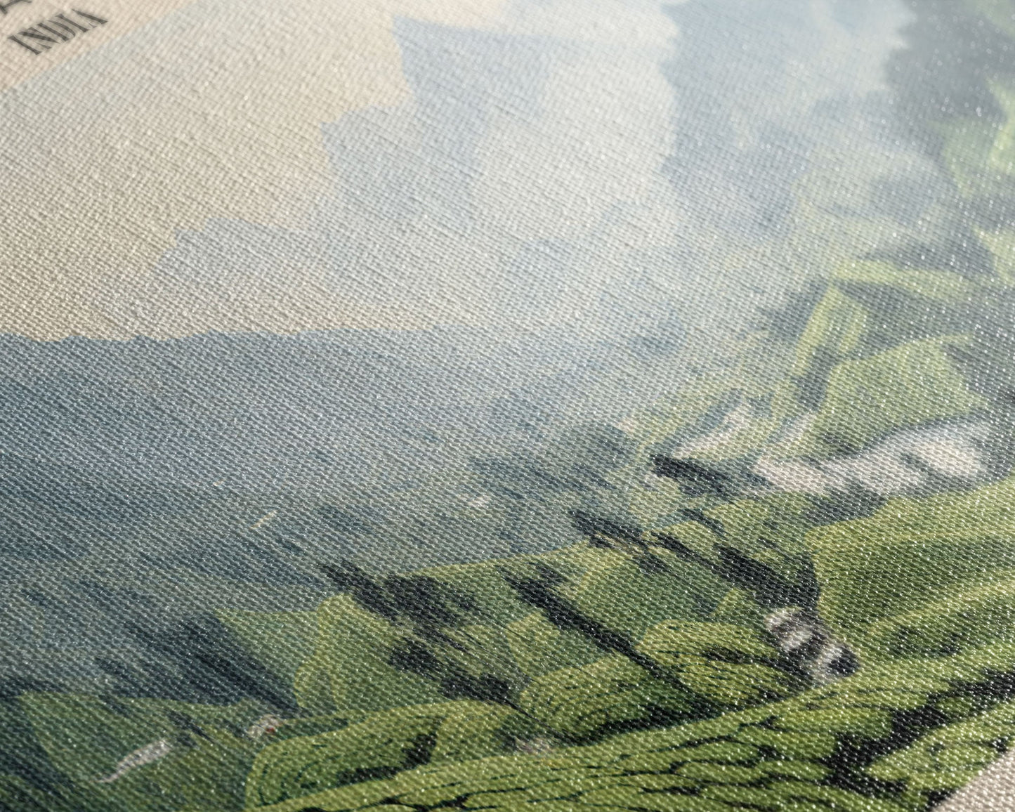 Kolukkumalai Tea Estate Wall Art Travel Poster Print, Gift For Travel Lover, Vacation Gift, COUNTRY Wall Art, Home Decor, Original Art