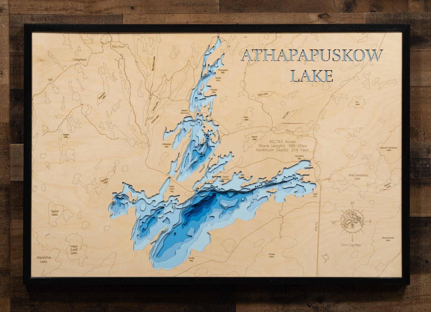 Athapapuskow Lake in Manitoba and Saskatchewan