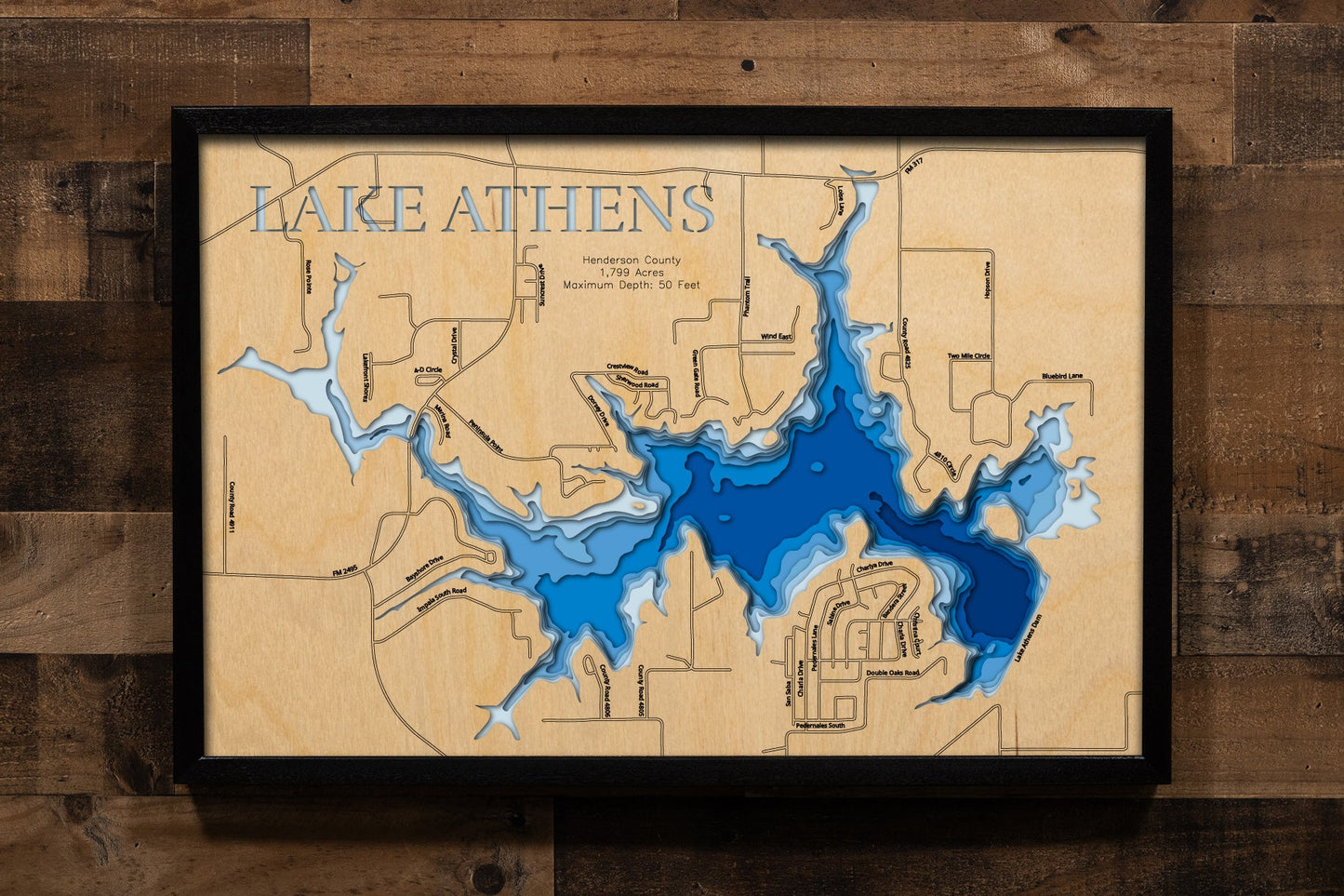 Athens Lake in Henderson County, Texas