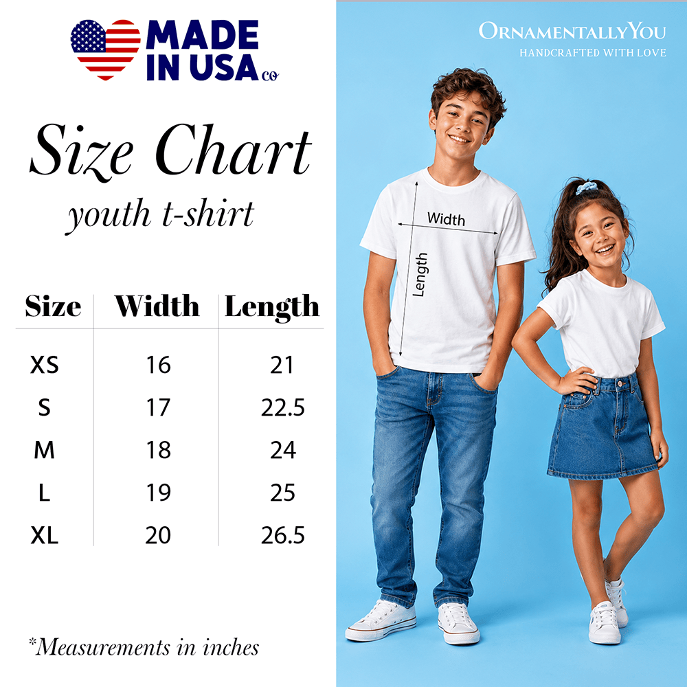 Kids Patriotic Fish Striped T-Shirt, 4th of July Beach Youth Tee