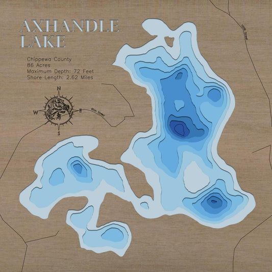 Axhandle Lake in Chippewa County, Wisconsin