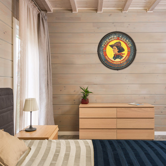Proper Ladies Welcome - Barrel End Wall Art
