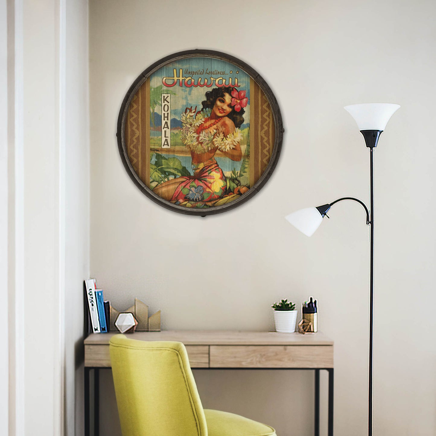 Unspoiled Loveliness - Barrel End Wall Art