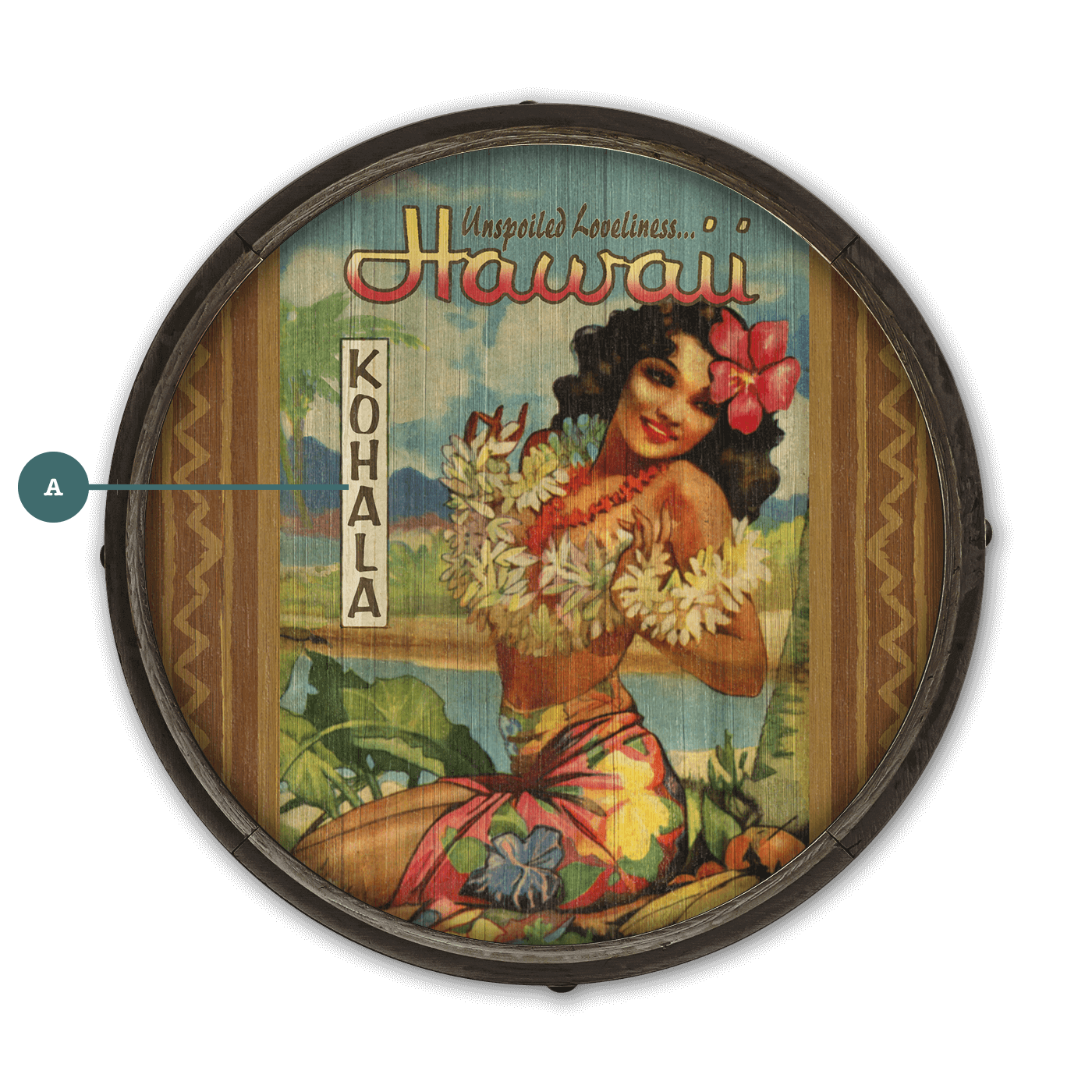 Unspoiled Loveliness - Barrel End Wall Art