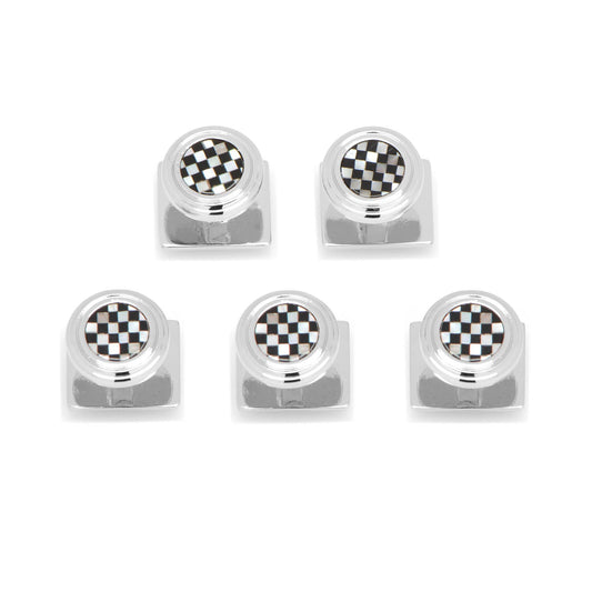 Onyx and Mother of Pearl Checker Step 5-Studs