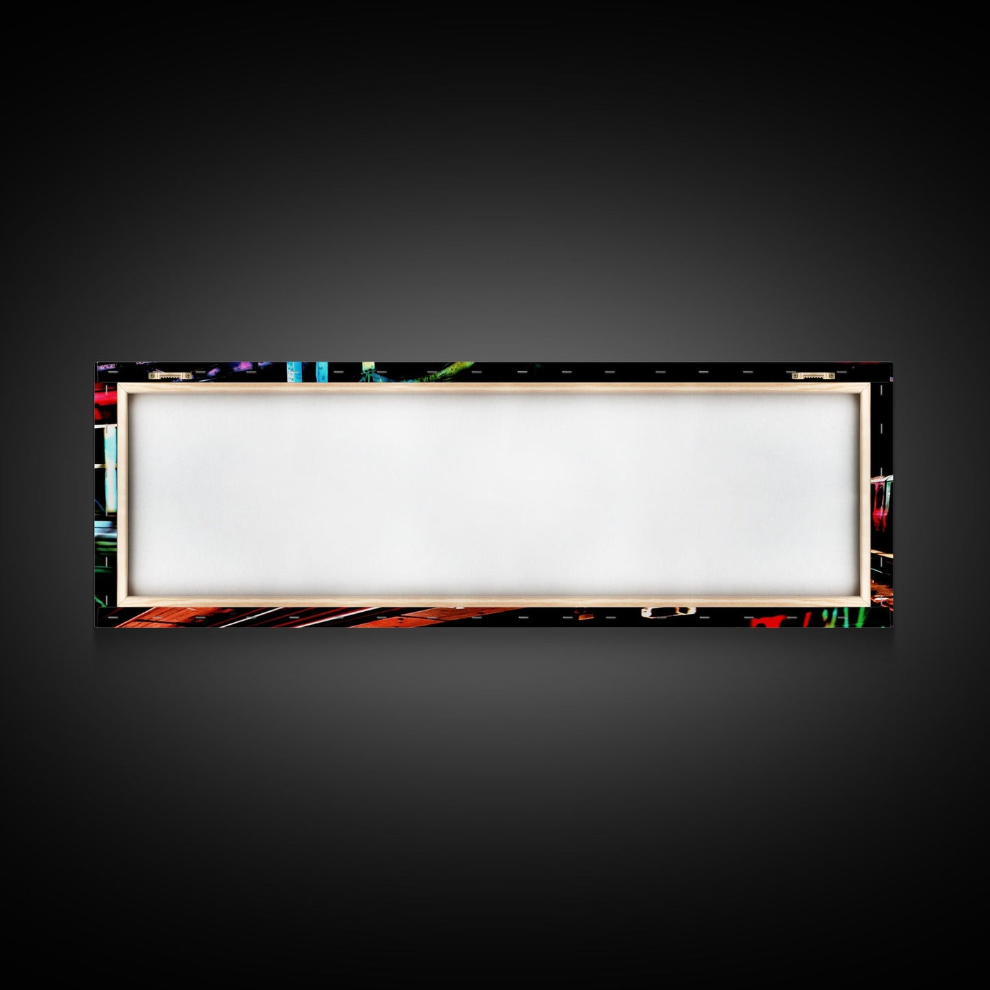Urban Canvas Art, Graffiti On Abandoned Subway Train, Urban Art, Wall Decor, Large Framed Canvas Print, Panoramic, Wall Art, Canvas Print