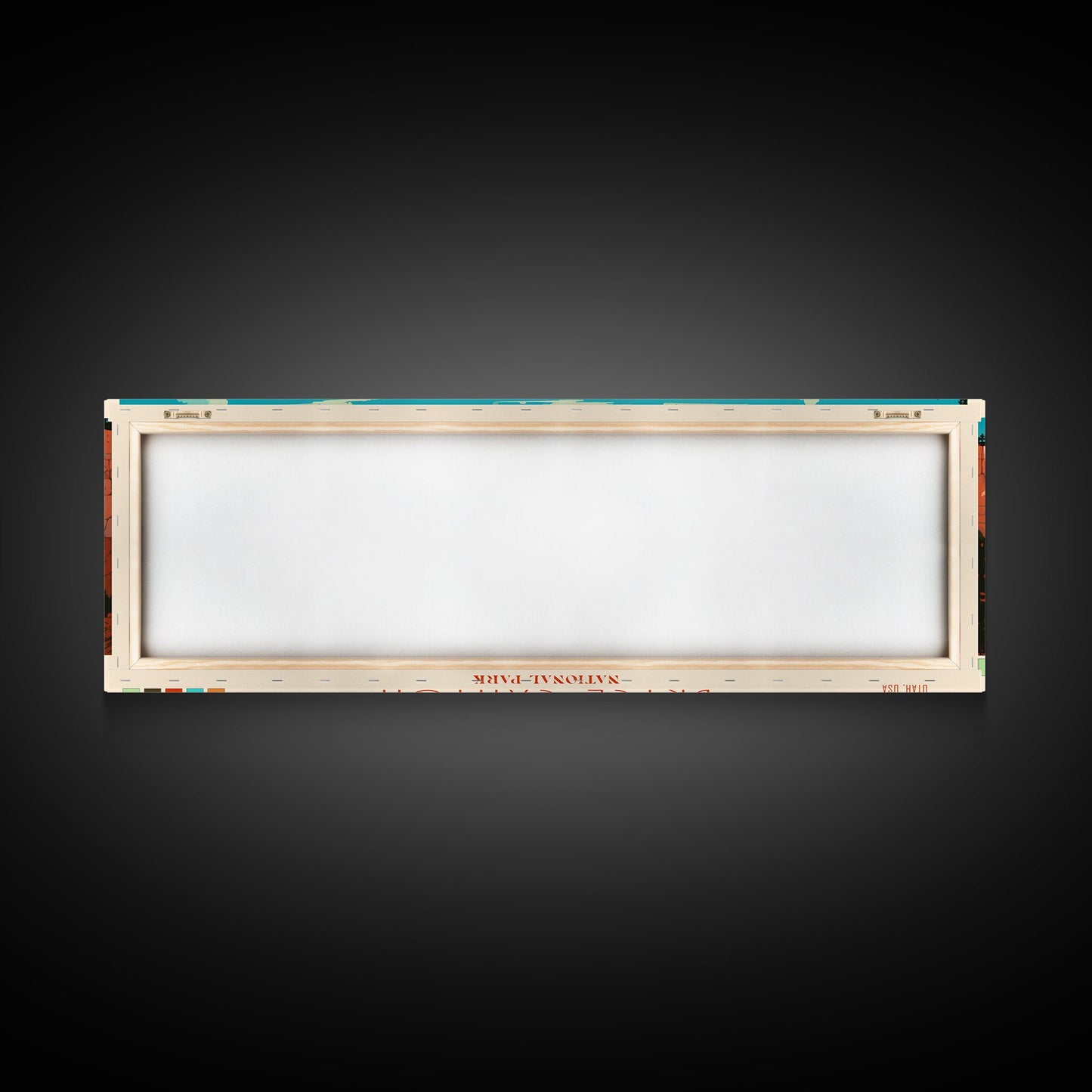 Bryce Canyon National Park, Panoramic Utah Travel Art, National Park Print, Minimalist Travel Art, Midcentury Modern Style Landscape