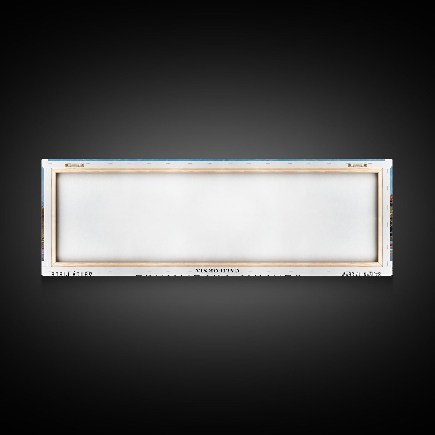 Rancho Cucamonga California Panoramic Print, Stylish Framed Canvas Print, Travel Poster Art, Home Decor, Office Wall Art