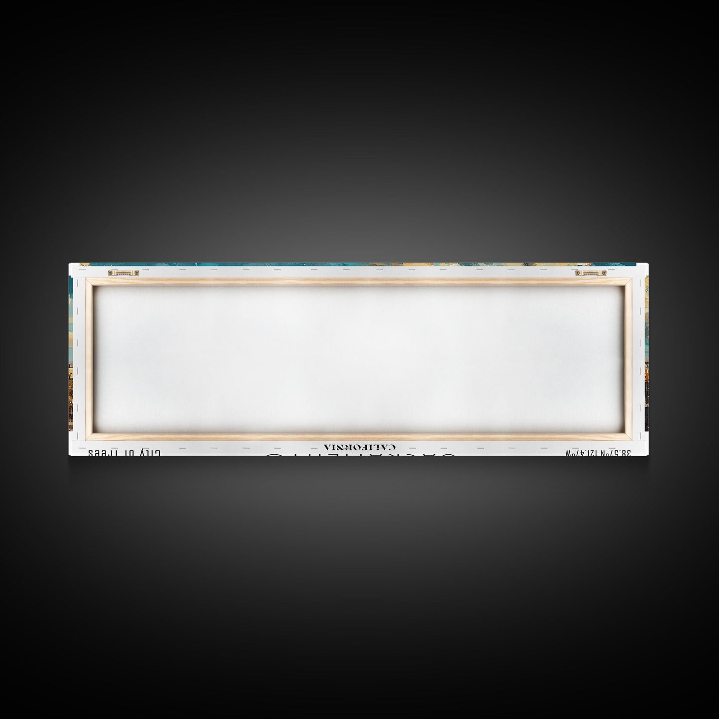 Sacramento California Panoramic Print, Creative Framed Canvas Print, City Travel Poster, Home Decoration, Wall Art, Unique Gift