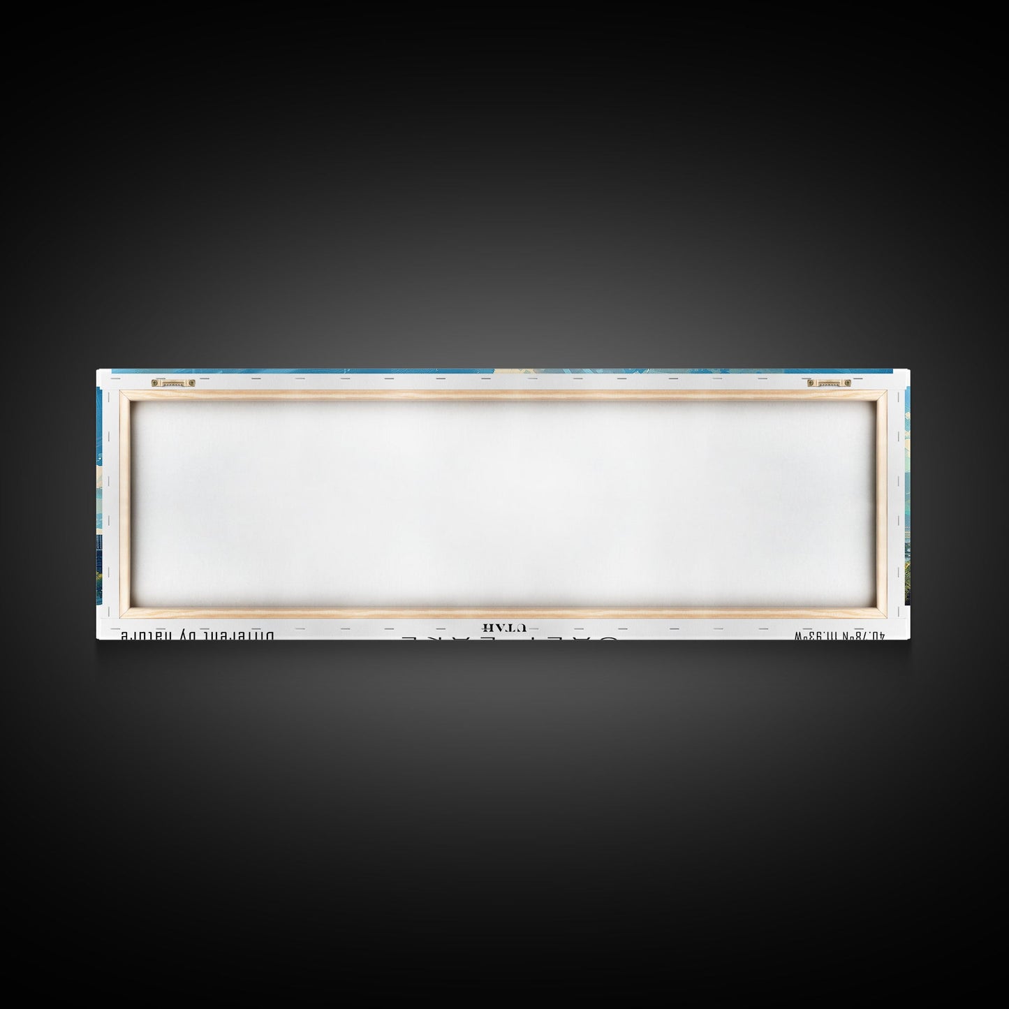 Salt Lake Utah Panoramic Print, Stylish Framed Canvas Print, City Travel Poster, Home Decoration, Office Wall Art