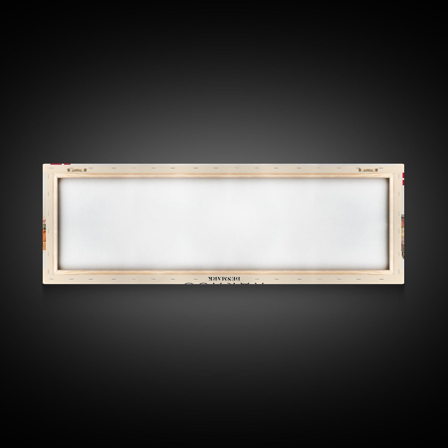 Aarhus Denmark Panoramic Travel Poster, Framed Canvas Print or Metal Wall Art, Travel Art, Home Decor, Panoramic Painting, Midcentury Art