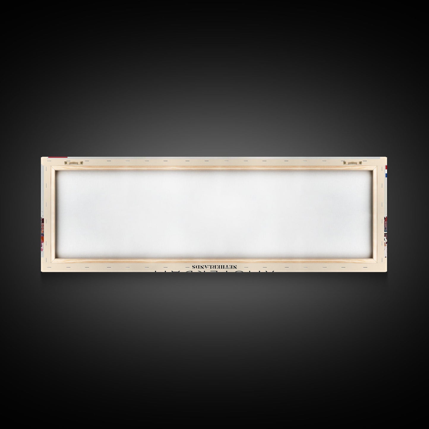 Amsterdam Netherlands Travel Art, City Art, Framed Canvas Print or Metal Wall Art, Europe Travel Poster, Panoramic Wall Art, Extra Wide Wall Art