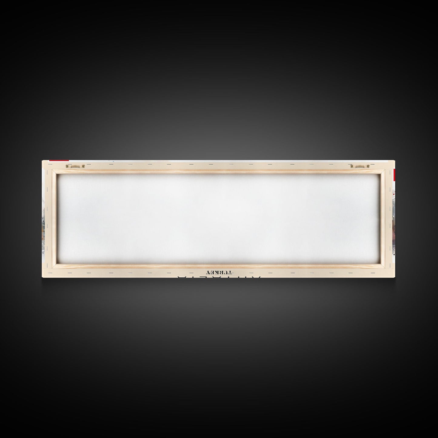 Antalya Turkey Panoramic Travel Poster, Framed Canvas Print or Metal Wall Art, Travel Art, Home Decor, Panoramic Painting, Midcentury Art