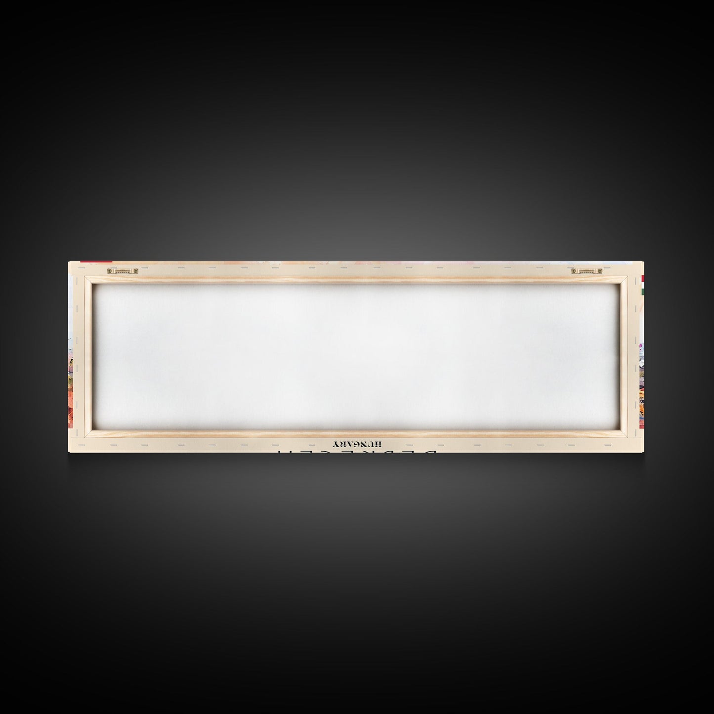 Debrecen Hungary Panoramic Travel Poster, Framed Canvas Print or Metal Wall Art, Travel Art, Home Decor, Panoramic Painting, Midcentury Art