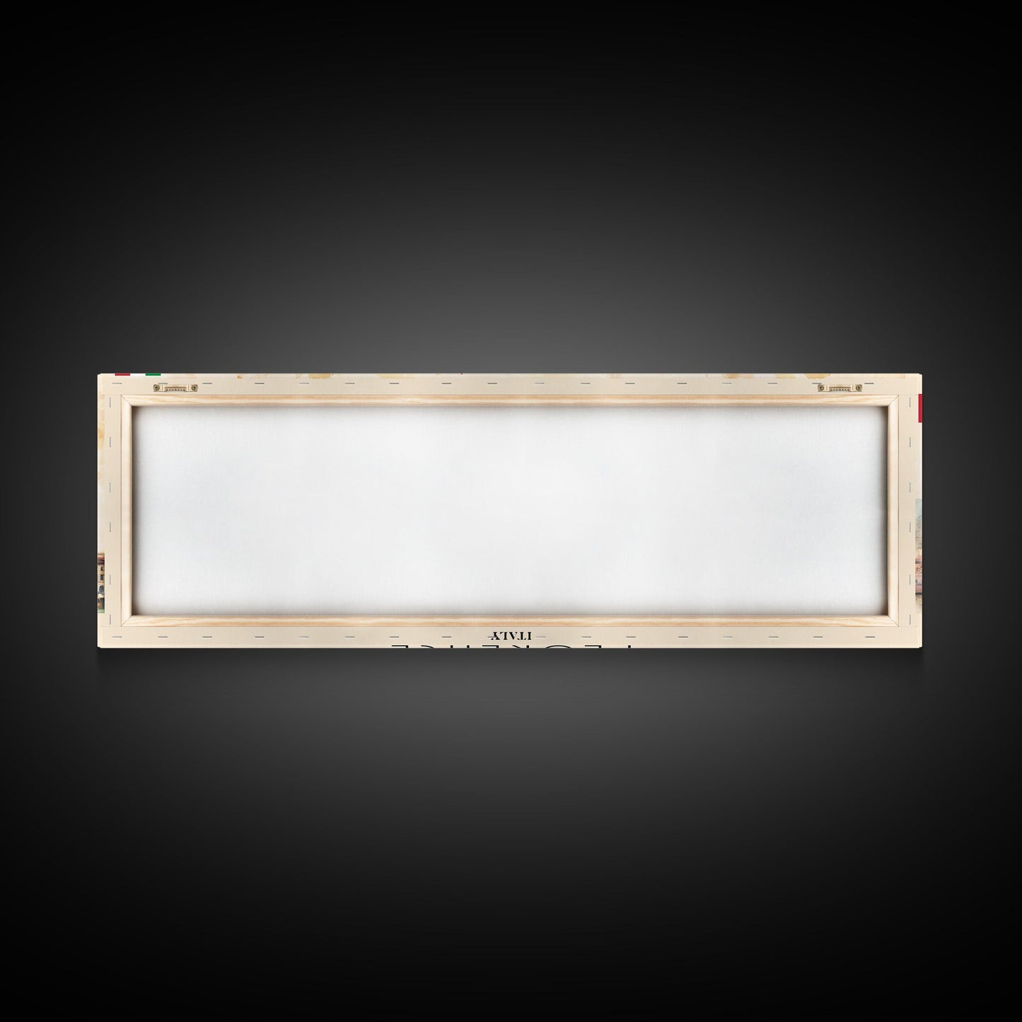 Florence Italy Panoramic Travel Poster, Framed Canvas Print or Metal Wall Art, Travel Art, Home Decor, Panoramic Painting, Midcentury Art