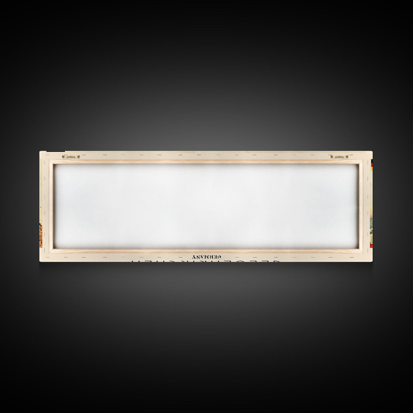 Gelsenkirchen Germany Panoramic Travel Poster, Framed Canvas Print or Metal Wall Art, Travel Art, Home Decor, Panoramic Painting, Midcentury Art