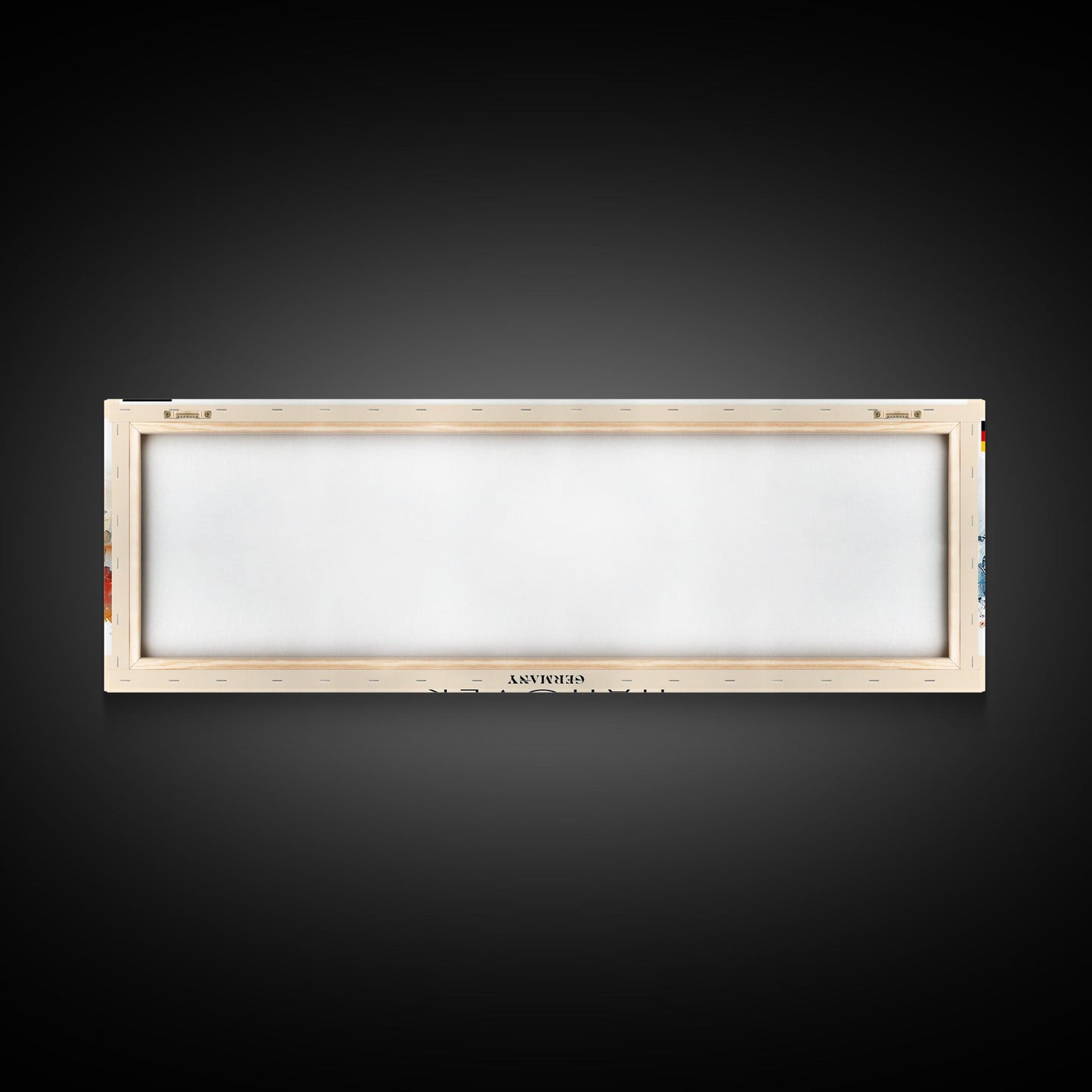 Hanover Germany Panoramic Travel Poster, Framed Canvas Print or Metal Wall Art, Travel Art, Home Decor, Panoramic Painting, Midcentury Art