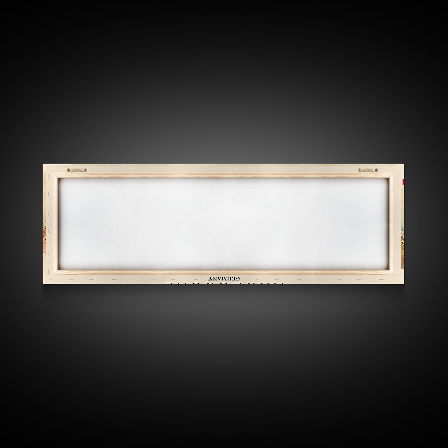 Karlsruhe Germany Panoramic Travel Poster, Framed Canvas Print or Metal Wall Art, Travel Art, Home Decor, Panoramic Painting, Midcentury Art
