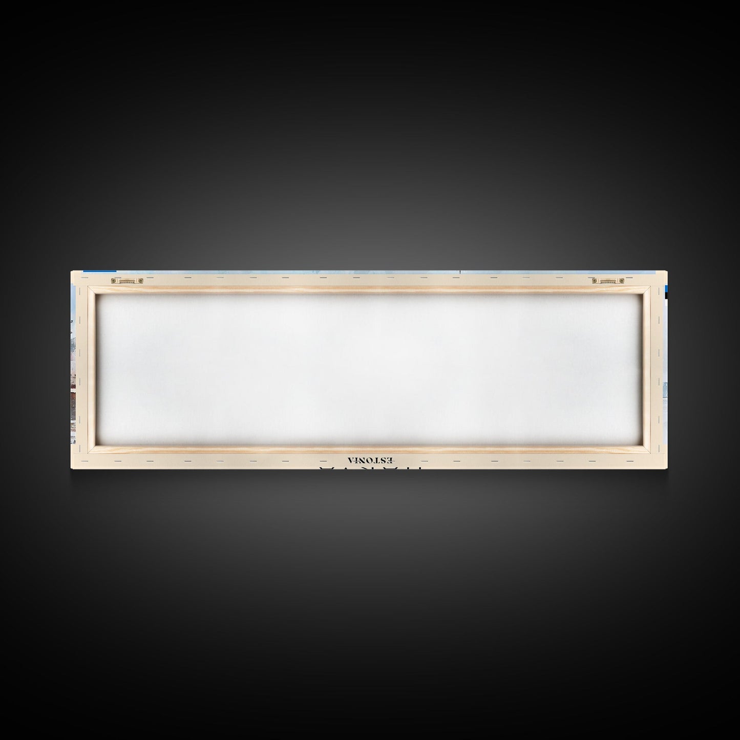 Narva Estonia Panoramic Travel Poster, Framed Canvas Print or Metal Wall Art, Travel Art, Home Decor, Panoramic Painting, Midcentury Art
