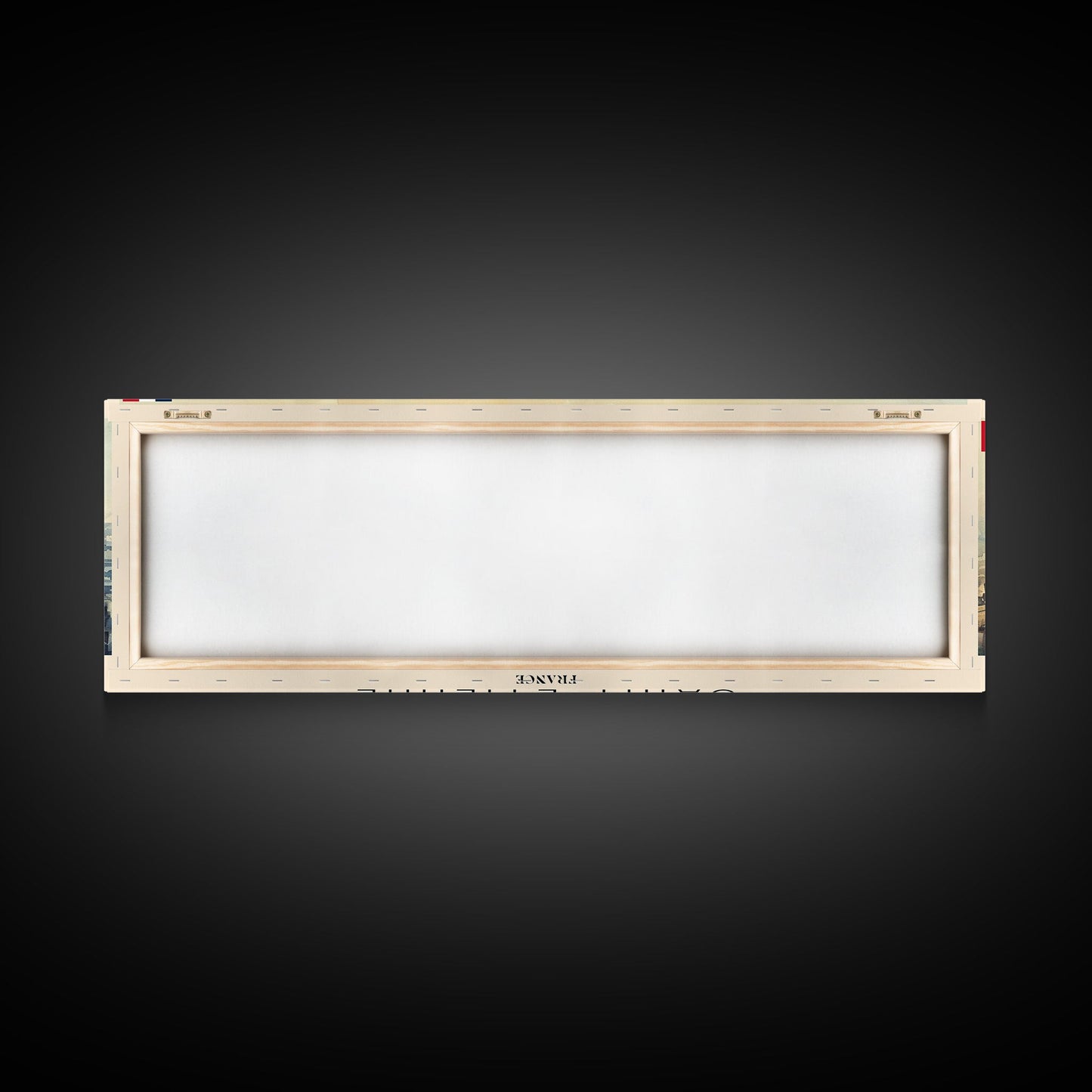 Saint Etienne France Panoramic Travel Poster, Framed Canvas Print or Metal Wall Art, Travel Art, Home Decor, Panoramic Painting, Midcentury Art