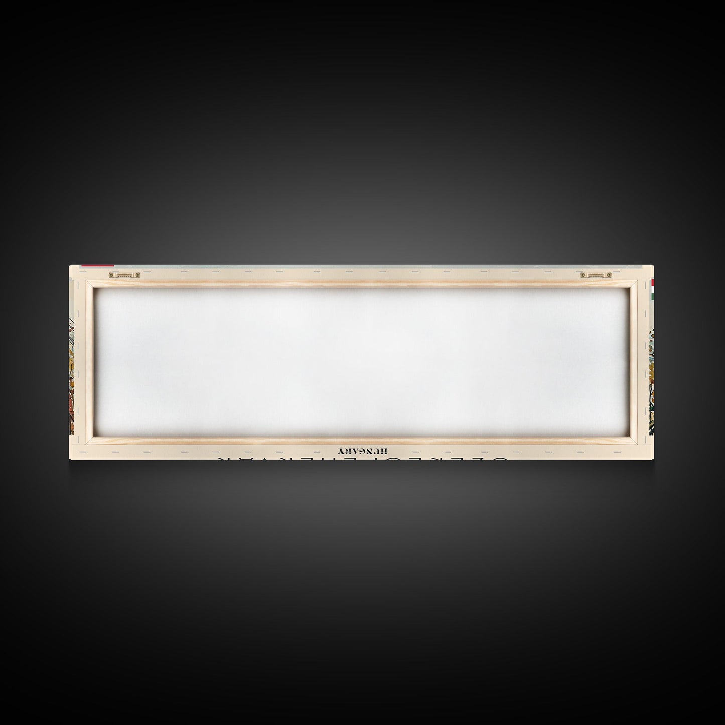 Szkesfehervar Hungary Panoramic Travel Poster, Framed Canvas Print or Metal Wall Art, Travel Art, Home Decor, Panoramic Painting, Midcentury Art